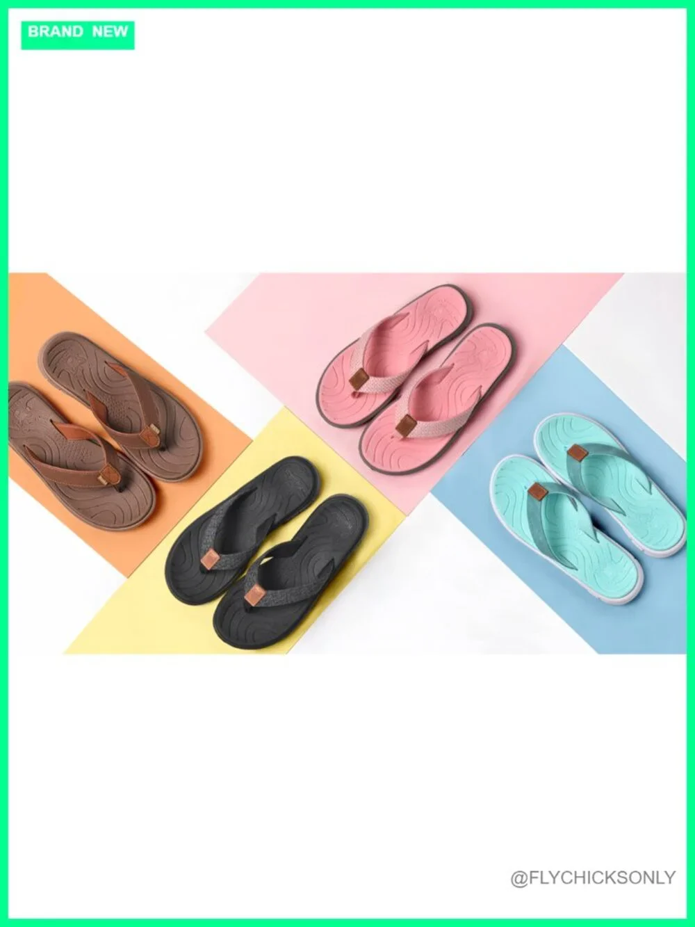Lightweight Cushion Flip Flops for Women Non-Slip Sport Sandals